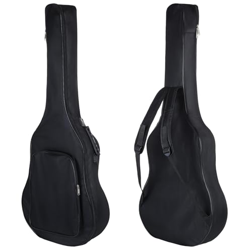 Exclaith 38 40 41 pulgadas bolsa de guitarra eléctrica de 0.35 pulgadas acolchado suave funda de...
