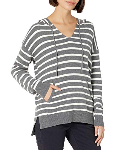 Daily Ritual Women's Ultra-Soft Milano Stitch Drawstring Hoodie Sweater