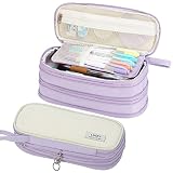Tergopa Pencil Case Big Capacity Pencil Case Organizer for Girls Kids Adults Women Zipper Pencil Pou