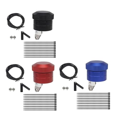 MoSundi Motorrad-Öler-Kettenöler-Set, rote Aluminiumlegierung