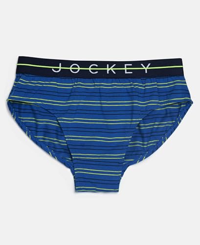Image of Jockey NB01 Boy's Super Combed Cotton Elastane Stretch Printed Brief with Ultrasoft Waistband (Pack of 2)