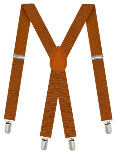 Image of Dibi Suspenders for Men - Adjustable X back Suspender with 4 Strong Clips