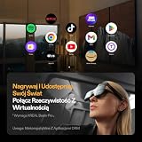 XREAL Eye, Mini Kamera Wideo Połączona z Okularami AR Serii XREAL One, Camera RGB 12 MP, Inteligentna Kamera do Okularów Wideo Native 6DoF Spatial Anchor, Natychmiastowe Robienie Zdjęć Filmów