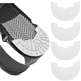 fogman ヒールプロテクター ヒールガード すり減り防止 補強 シューガード 修理 4枚セット (26.5-27cm, 透明)