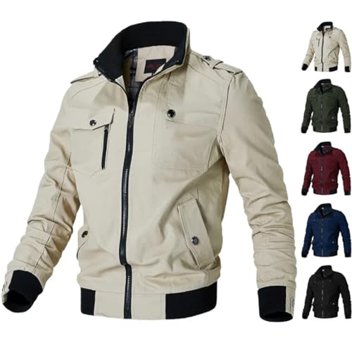 Spring Autumn Jacket Men Slim Bomber Windbreaker Jackets Coat Men's Clothing Tactics Military Jacket4