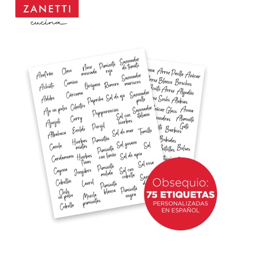 Catálogo para Comprar On-line Recipientes para cereales los 10 mejores. 9 Recipientes para cereales marca Zanetti (3)