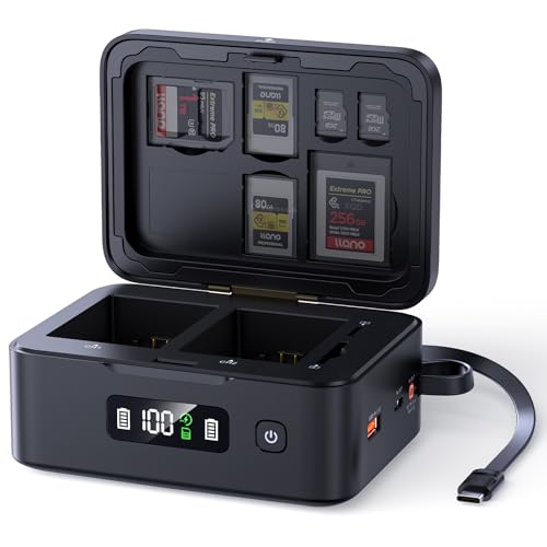 llano NP-FZ100 �J�����o�b�e���[ �[�d�� �y��l����I1��4���z(20000mAh ���o�C���o�b�e���[����/�����J�[�h���[�_�[/PD 45W�����[�d/SD�J�[�h���[/USB-C �[�d�|�[�g/LED�����\��) For Sony a9/A9R/9