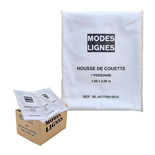 Lot de 25 Housses de Couette jetable Non tissé 140 x 200
