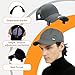 6PCS Hat Curve Bender with 12 Adhesive Pad Set Non-Slip Brim Slot Plastic Curving Band Brim Shaper Multi Functional Caps Bending Bands Suitable for Most Baseball Hat Great (Black)