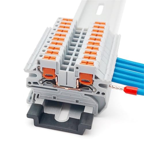 Bloque de terminales PTV2.5 lateral contra fallos de espacio, conector a presión 2