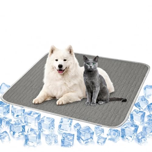 DXPETA Dog Cooling Mat - Large Indoor/Outdoor Cooling Pad for Dogs and Cats