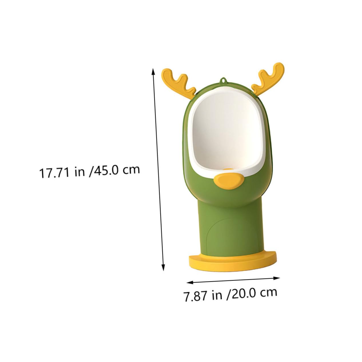 1Pc Boy Training Urinal Height Pee Potty for Boys Wall Urinal with Urine Contrast for Potty Training Easy Drainage System