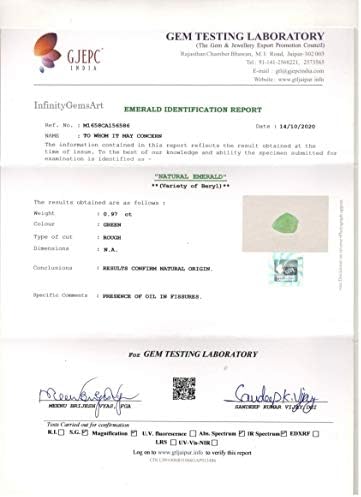 InfinityGemsArt 7pcs, Natural Raw Emerald Green Stone DIY Jewelry Making Crystals and Gemstones Wire Wrapping Chakra Healing Crystals DIY Gifts May Birthstones, Loose Emerald Supply, Green Gemstone - Image 8