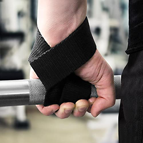 EasyHealth Weight Lifting Straps with Thumb Loop for Gym | 25 Inch Deadlift Wrist Straps with Soft Padding & Anti Slip Grip | Gym Straps for Weightlifting Powerlifting Bodybuilding & Strength Training | 4