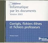 cd rom mania informatique  CD-ROM INFORMAT PAR DOC BEP PR