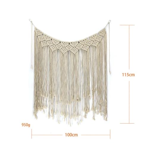 Tapisserie tissée main macramé pour décoration de mariage - 5