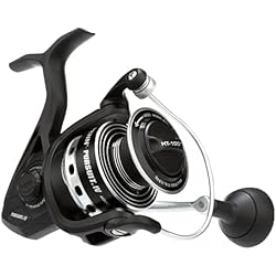 Carrete Penn Battle 6000 Penn Pursuit IV Carrete de Pesca Giratorio, Negro y Plateado, 3000