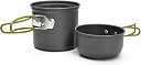 DPCR Camping Cookware Set with Gas Stove Portable Camping Mess Kit Cooking Set Camping Cooking Set Outdoor with Stove Fork Cutter for Picnic Hiking Backpacking Travel gallery image