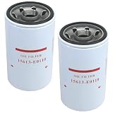 2 PACK 15613-E0110 Lube Oil Filter Replaces 15613E0110, 57080, BD7325, LF16110, P551441 Compatible