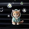 4 Pieces Cat Air Freshener Car Vent, Cartoon Cat Shape Car Diffuser Vent Clip, Sea Smell Air Freshener Aromatherapy Diffuser, Automotive Interior #3
