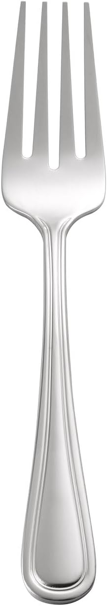 CAC Stainless Elite Serving Utensil 8002-18 Cold Meat Fork 8.5 inch, 18/8 Extra Heavy Weight, Set of 12