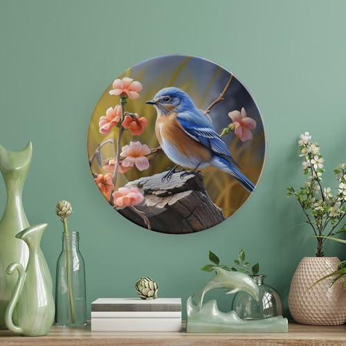Plato decorativo Eastern Bluebird Bone China 6 pulgadas miniatura 5