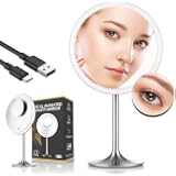 Makeup Mirror with Lights - Rechargeable & Adjustable