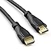 Zakix® 2 Pack/6 FT, Premium High-Speed HDMI Cable - 6 Feet, Supports Ethernet, 3D, 4K and Audio Return, 18 months warranty