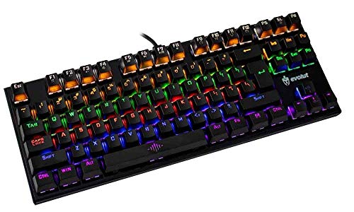 Teclado Gamer Mecânico Evolut EG204 Assault (Blue Switch) Com Fio