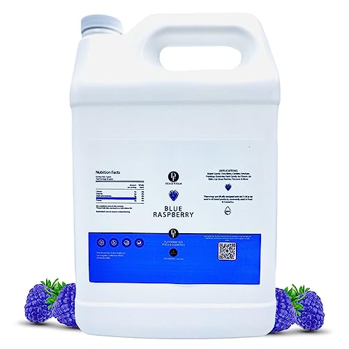 Dolce Flav Blue Raspberry Extract for Candy, Bulk Restaurant Size, 1 Gallon