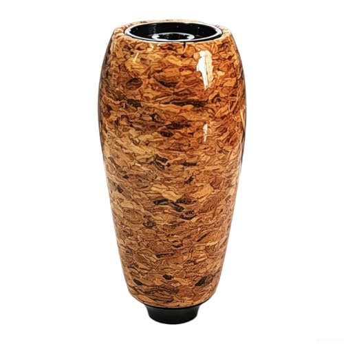 Fishing Reel Handle Knob Cork Wood Non-Slip Grip(black 1set)