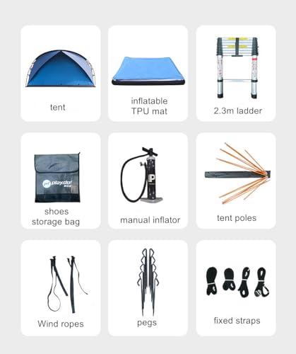 Carpa Inflable para Techo de Auto 2 Personas Fácil Montaje miniatura 6