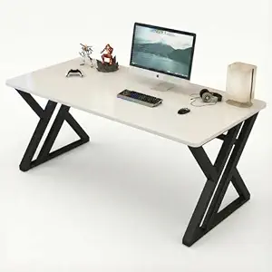 TEKAVO Jimmy Wooden Study Table, 120 cm, Black - Image 2