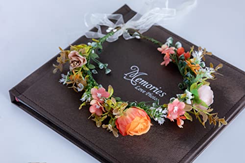 Vaiyiyav Bohemian Headband, Artificial Floral Garland, Bridal Wedding Headdress, Flower Girl Flower Crown, Crown Garland, Party Headband Decoration (A9) #TOP1