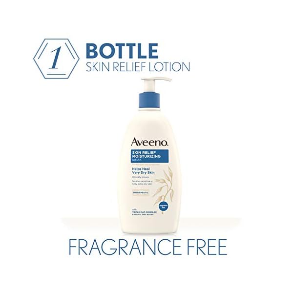 Aveeno-Skin-Relief-24-Hour-Moisturizing-Lotion-for-Sensitive-Skin-with-Natural-Shea-Butter-Triple-Oat-Complex-Unscented-Therapeutic-Lotion-for-Extra-Dry-Itchy-Skin-12-fl-oz Aveeno Skin Relief 24-Hour Moisturizing Lotion for Sensitive Skin with Natural Shea Butter & Triple Oat Complex, Unscented Therapeutic Lotion for Extra Dry, Itchy Skin, 12 fl. oz