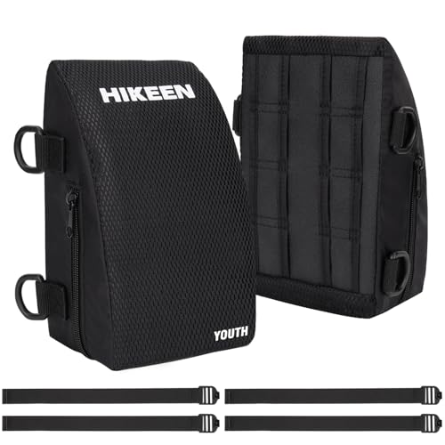 Hikeen Baseball Catcher Knee Supports Catcher Knee Pads for Baseball Softball with Removable Sponge Block Catchers Knee Wedge Catcher Knee Support Gear for Youth Kids by Hikeen - Used condition - US$25.40