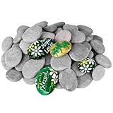 River Rocks for Painting 90 Pcs Large 2-3 Inch Flat Smooth Painting Stones Craft Rock to Paint for Kids Crafts Painting Bulk