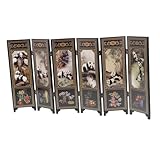 Fusion culturelle : combinant la culture traditionnelle avec la vie moderne, ce paravent met en valeur votre goût individuel et votre appréciation du patrimoine culturel, paravent d'art chinois, paravent oriental