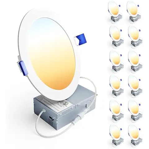 Ensenior 6 Inch LED Recessed Light Cover