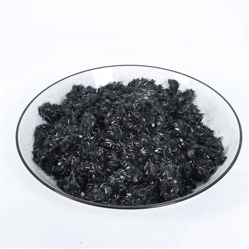 Yinxi 1pc 1mm 3mm 500G Fibre de Carbone forgé Fibre de Carbone hachée Brin haché Texture de marbre pièces intérieures Automobiles Surface Mod (Size : 1mm 100g) – vue 4