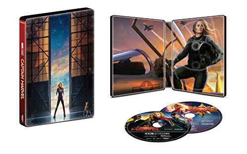 Captain Marvel 4K Limited Edition Steelbook (4K Ultra/Blu-Ray/Digital) by WALT DISNEY - Image 2
