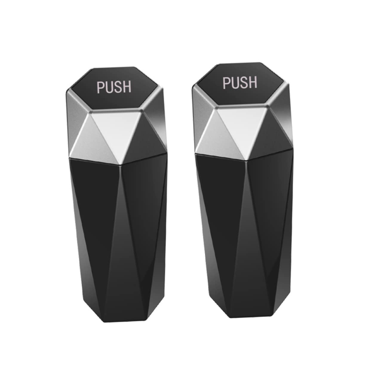 2pcs Automotive Cup Holder Car Garbage Can Dustbin Organizer for Car Mini Garbage Bin Portable Trash Can