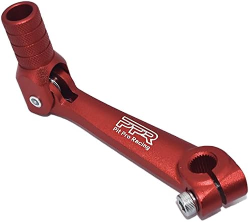 CNC Aluminum Folding Gear Shift Levers, Gear Shift Lever Fits for Kayo T2 T4 T4L ATV/Pedal Shift Lever for Pit Dirt Bikes(Red)
