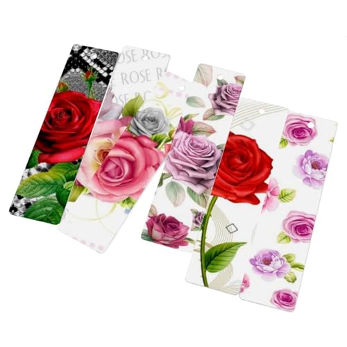 Marque-pages à pompons roses en lot de 6, l'accessoire idéal des moments de lecture