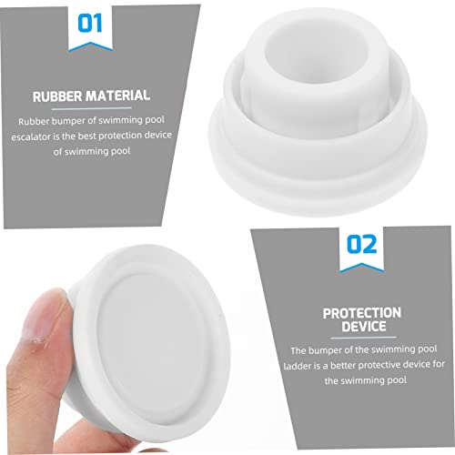 Tapones de goma para escalera de piscina 6pcs Mipcase miniatura 5