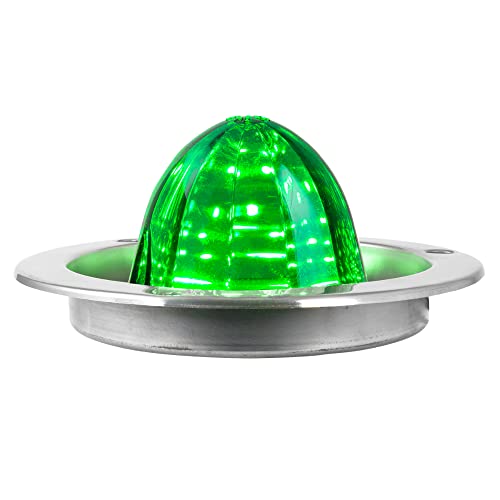 GG Grand General 81916 Green/Green Classic Watermelon 18 LED Light with Stainless Steel Flange Mount Bezel by GG Grand General - Used condition - US$32.73