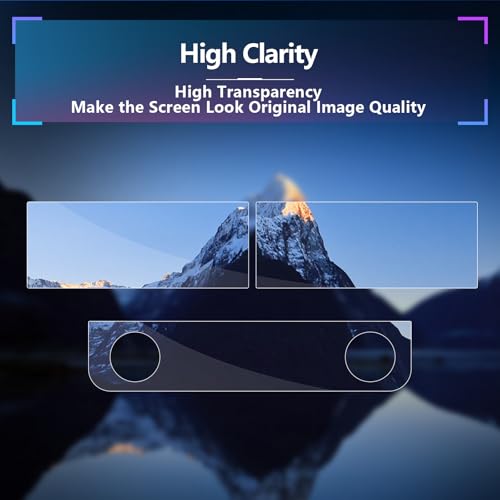 SXCY for 2025 Hyundai Tucson Screen Protector [6PCS Apart, Dash+GPS+AC] for 2025 Hyundai Tucson Accessories Curved Navigation&Instrument+AC Screen by SXCY - Image 2