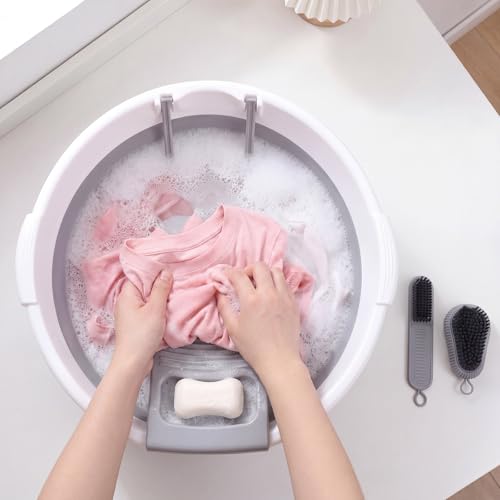Lounsweer Large Collapsible Washboard for Hand Washing Clothes