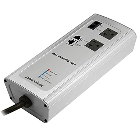 Panamax MIP20LT 2-Outlet MAXImagePRO Surge Protector with Telephone and LAN Protection Cover