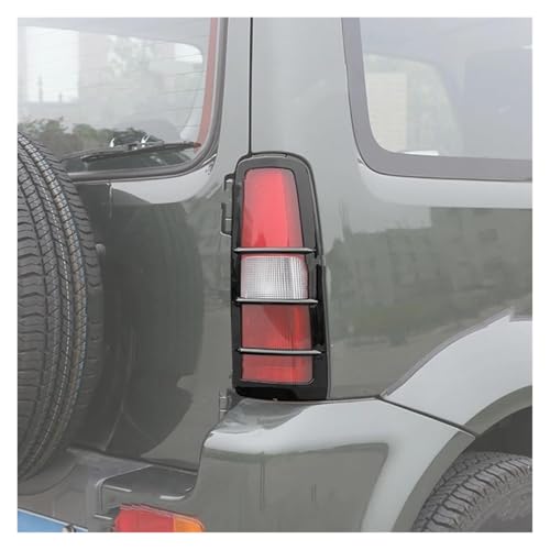 Cubierta de luz trasera para Suzuki Jimny 2007-2017 protector exterior negro 2